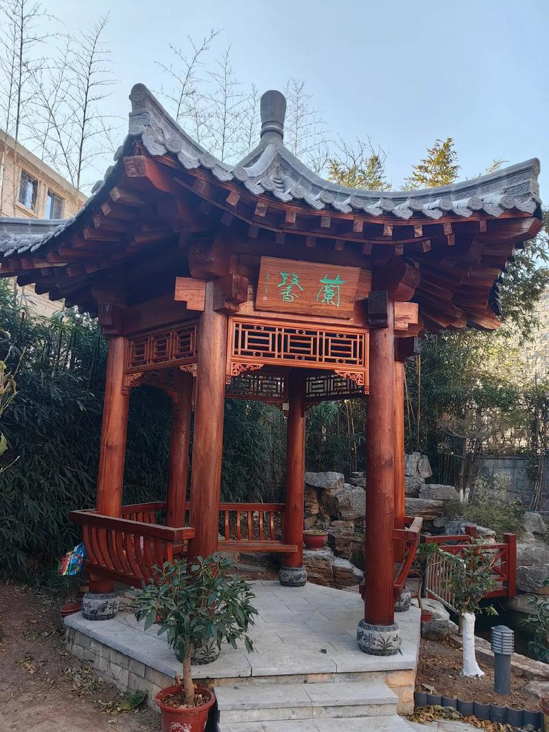 亭子#長(zhǎng)廊#仿古建筑 #園林景觀(guān)工程 #古建青磚青瓦磚雕