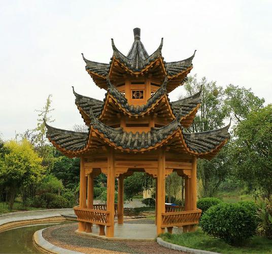 中式亭子-北京景通園林古建工程