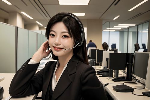 商務女性客服人物肖像攝影 捕捉專業(yè)與溫暖的瞬間